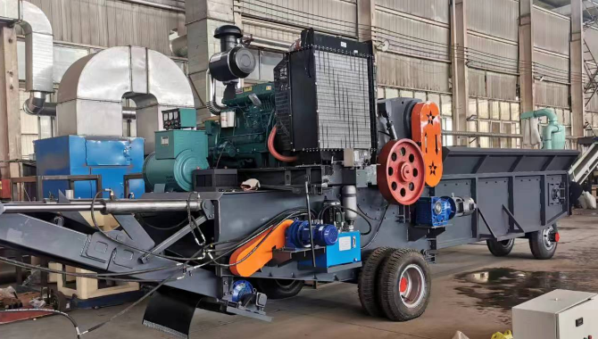 Wood Crusher industrial equipment view