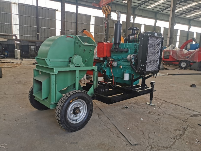Wood Chip Crusher industrial equipment view