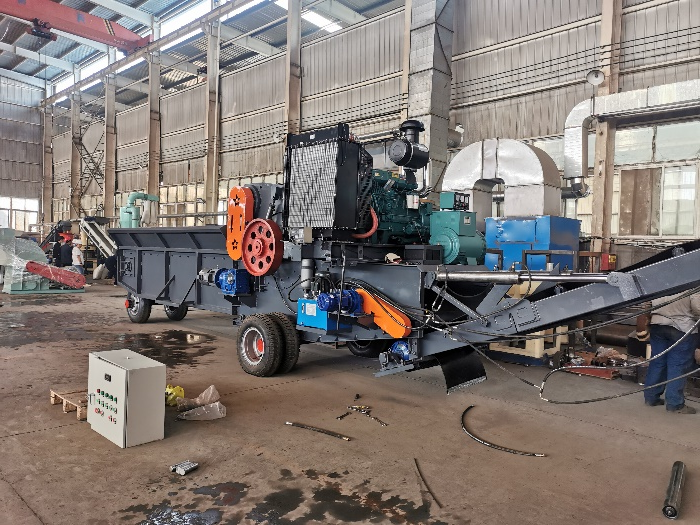 Wood Crusher industrial equipment view